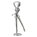 Φιγούρα Μπαλαρίνα ArteLibre Ασημί Polyresin 10x9.5x29.5cm Σε 3 Σχέδια