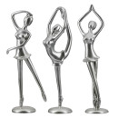 Φιγούρα Μπαλαρίνα ArteLibre Ασημί Polyresin 10x9.5x29.5cm Σε 3 Σχέδια