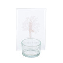 Θήκη Ρεσώ ArteLibre Namaste Διάφανο Γυαλί 8x5x12cm Σε 2 Σχέδια