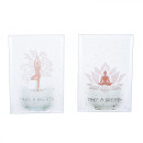 Θήκη Ρεσώ ArteLibre Namaste Διάφανο Γυαλί 8x5x12cm Σε 2 Σχέδια