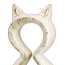 Φιγούρα Γάτα 'Catty' Κεραμικό Κρεμ 6x11x17cm