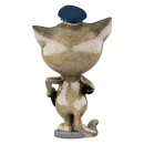 Φιγούρα Γάτα 'Policeman' Πολυ Γκρι 6x8x13.5cm