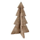 Διακοσμητικό Αντικείμενο Χριστουγεννιάτικο Δέντρο 'Nordic' Χαρτοπολτός Καφέ 16x16.5x26.5cm