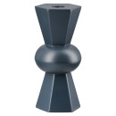 Κηροπήγιο ArteLibre Σκούρο Μπλε Μέταλλο 7x7x19cm Σε 2 Σχέδια