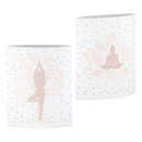 Διακοσμητική Λάμπα LED ArteLibre Namaste Yoga Λευκό 13x6x16cm Σε 2 Σχέδια