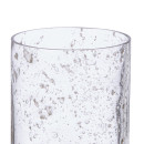 Κηροπήγιο Ρεσώ 'Anuk' Γυαλί/Ξύλο Μάνγκο Καφέ/Διάφανο 8x8cm