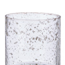 Κηροπήγιο Ρεσώ 'Anuk' Γυαλί/Ξύλο Μάνγκο Καφέ/Διάφανο 20.5x10cm