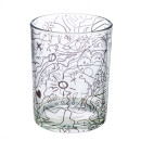 Ανεμοφωτιστικό 'Modern Art' Γυαλί Μαύρο/Διάφανο 12.5x10cm