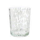 Φανάρι Κυλινδρικό Γυάλινο Διαφανές Λευκό D10X13Cm D10X13Cm