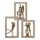 Αντικείμενο τοίχου Ζεύγος Συνθετική Ρητίνη Φυσικά Χρώματα 2 Ποικιλία 22X2X26Cm 22X2X26Cm