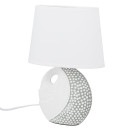 Επιτραπέζιο φωτιστικό Στρογγυλό Κεραμικό Γκρι Λευκό 2 Ποικιλία 20X12X29Cm 20X12X29Cm