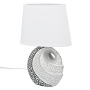 Επιτραπέζιο φωτιστικό Στρογγυλό Κεραμικό Γκρι Λευκό 2 Ποικιλία 20X12X29Cm 20X12X29Cm