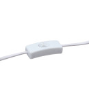 Φωτιστικό Επιτραπέζιο Ορθογώνιο Κεραμικό/Ύφασμα Μπεζ/Λευκό 20x8x30cm