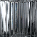 Φανάρι Καταιγίδας "Nostra" Γυάλινο Anthracite PU 18H. 75 cm D. 75 cm