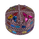 Κουτί Αποθήκευσης Κοσμημάτων Οριένταλ Πολύχρωμο Φ4.5cm Σε 12 Σχέδια