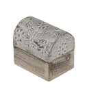 Κουτί Αποθήκευσης Κοσμημάτων Μέταλλο/Ξύλο 5x3.8cm Σε 6 Σχέδια