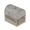 Κουτί Αποθήκευσης Κοσμημάτων Μέταλλο/Ξύλο 5x3.8cm Σε 6 Σχέδια