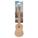 Κουτάλα Σαλάτας Σε Σχήμα Κιθάρας Φυσικό Ξύλο 27cm