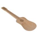 Κουτάλα Σαλάτας Σε Σχήμα Κιθάρας Φυσικό Ξύλο 27cm