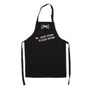 Ποδιά Κουζίνας ‘Cook & Grill’ Μαύρο Βαμβακερό 80x60cm Σε 6 Σχέδια