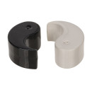 Σετ Δοχεία Αλατοπίπερο Ying Yang Λευκό/Μαύρο Κεραμικό 6x6x7cm 2Τμχ