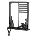 Ανάγλυφο τοίχου Ορθογώνιο Μεταλλικό Σκούρο Καφέ 17X9X25Cm 17X9X25Cm