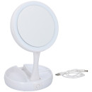 Καθρέφτης Καλλυντικών 21 LED Αναδιπλούμενος GRUNDIG