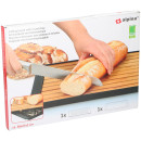 Ξύλο Κοπής με Δίσκο Ψίχουλων 38x27x2cm ALPINA