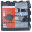 Πλακάκια Δαπέδου Μαύρα 40x40cm BLACK+DECKER 6Τμχ