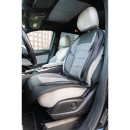 Μαξιλάρι Καθίσματος Αυτοκινήτου PVC/Σουέτ Γκρι 118x54.5cm