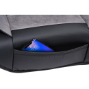 Μαξιλάρι Καθίσματος Αυτοκινήτου PVC/Σουέτ Γκρι 118x54.5cm