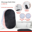 Χαλάκι Μπάνιου Μασάζ 69x37cm 3 Χρώματα