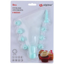 Σετ Σακούλα Ζαχαροπλαστικής 9Τμχ 3 Χρώματα ALPINA