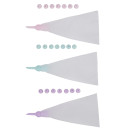 Σετ Σακούλα Ζαχαροπλαστικής 9Τμχ 3 Χρώματα ALPINA