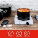 Ηλεκτρική Εστία 1 Ζώνης 1000W ALPINA