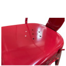 Καρέκλα ArteLibre Βιομηχανικού Τύπου Vintage TOLIKO Κόκκινο Μέταλλο 44x49x84cm