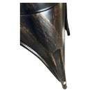 Καρέκλα ArteLibre Βιομηχανικού Τύπου Vintage TOLIKO Μαύρο Αντικέ Μέταλλο 44x49x84cm