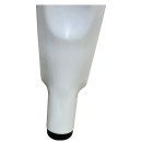 Σκαμπό Bar ArteLibre Βιομηχανικού Τύπου Vintage SILANO Λευκό Μέταλλο 42x42x76cm