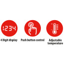 Επαγωγική Εστία Μονή 2000W ALPINA