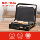 Γκριλ Επαφής 230V 2100W Ανοξείδωτο ALPINA