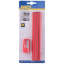 Σετ Μολύβια Μαραγκού Με Ξύστρα 5Τμχ KINZO