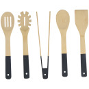 Σετ Μαγειρικών Σκευών Μπαμπού 5Τμχ Σε 4 Χρώματα ALPINA