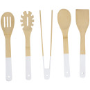 Σετ Μαγειρικών Σκευών Μπαμπού 5Τμχ Σε 4 Χρώματα ALPINA