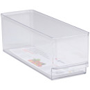 Δοχείο Αποθήκευσης Ψυγείου Διαφανές Πλαστικό 29.7x9.5x10cm