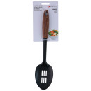 Κουτάλα με Σχέδιο Μαύρο Ανοξείδωτο Ατσάλι/Ξύλο 30.5cm ALPINA