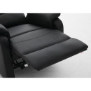 Πολυθρόνα Ανακλινόμενη ArteLibre RIGIL Με Λειτουργία Μασάζ Μαύρο PU 75x87x102cm