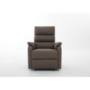 Πολυθρόνα Ανακλινόμενη ArteLibre RIGIL Με Λειτουργία Μασάζ Καφέ PU 75x87x102cm