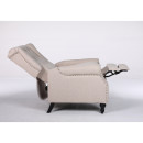 Πολυθρόνα Ανακλινόμενη ArteLibre ALNAIR Μπεζ Ύφασμα 78x85x104cm