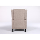 Πολυθρόνα Ανακλινόμενη ArteLibre ALNAIR Καφέ Ύφασμα 78x85x104cm