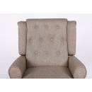 Πολυθρόνα Ανακλινόμενη ArteLibre ALNAIR Καφέ Ύφασμα 78x85x104cm